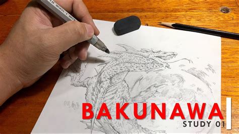 bakuna drawing|Bakunawa Study 01 .